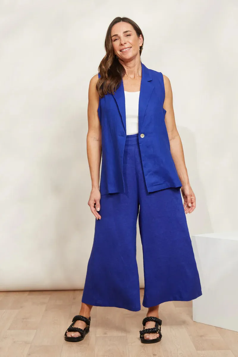 Eb & Ive 'Halcyon Vest' - Cobalt