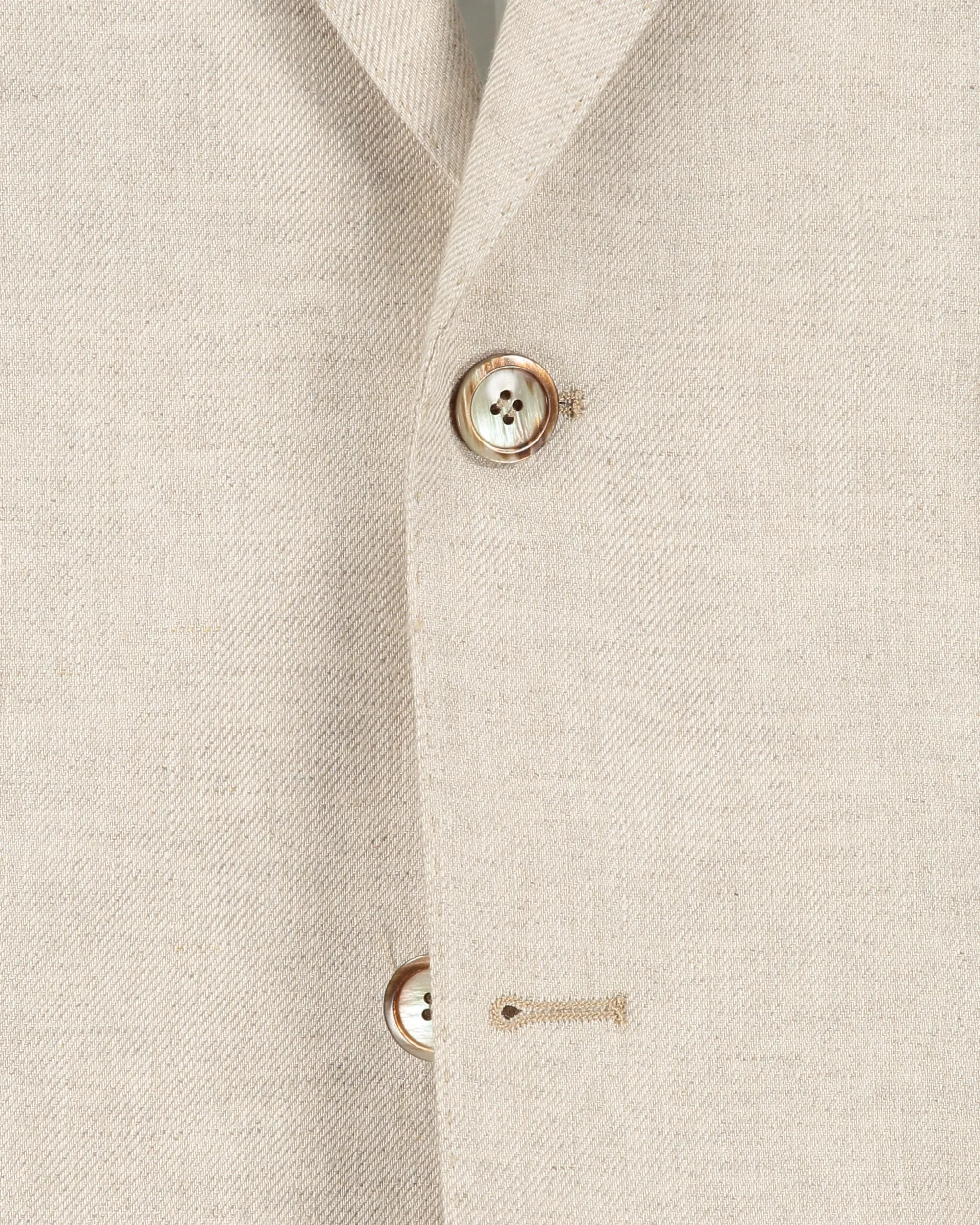 Eliot Beige Linen Jacket