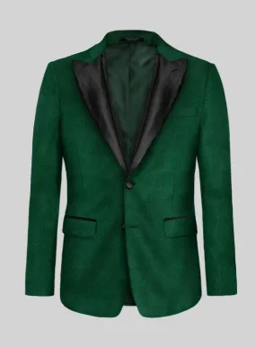 Emerald Green Velvet Tuxedo Jacket