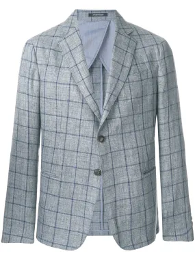 Emporio Armani Check fitted blazer