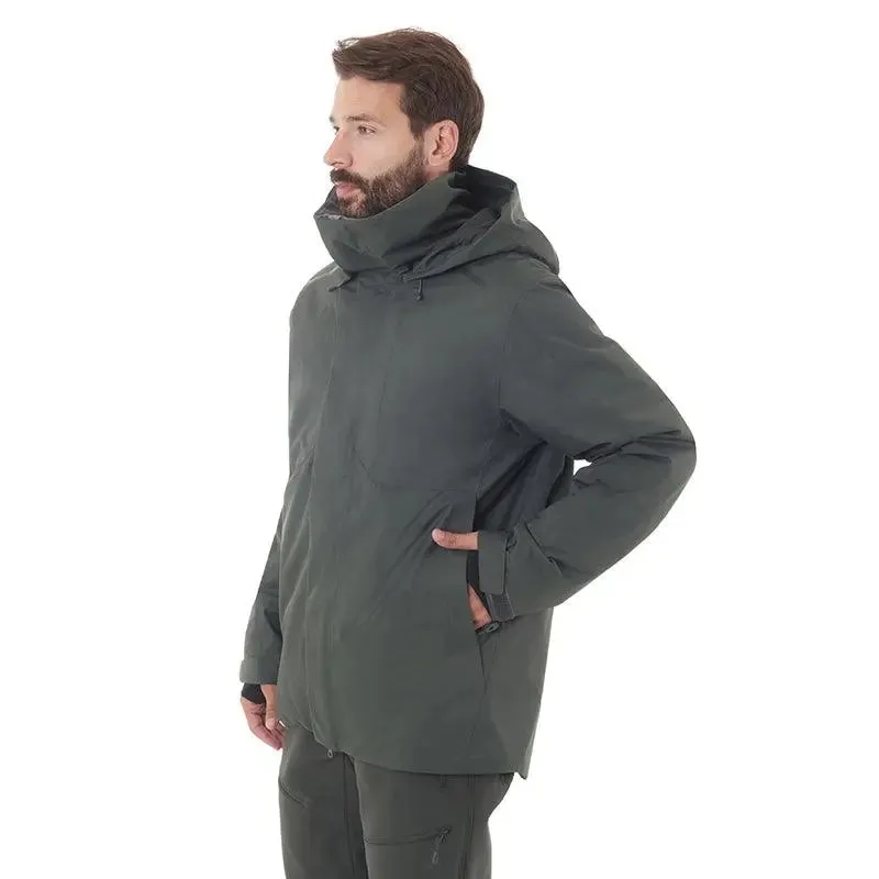 FHM Mist V2 Waterproof Insulated Hard Shell Jacket 20000 mm Khaki Green