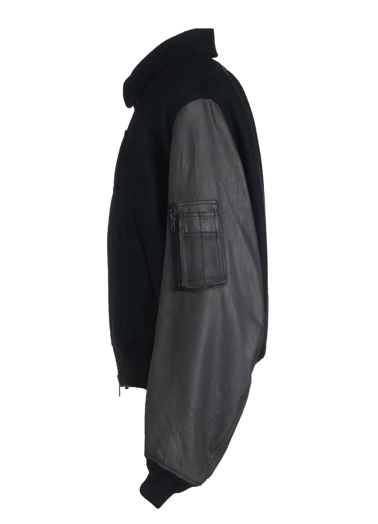 FLANNEL DOUBLE FACE GOAT LEATHER B-15 FLIGHT JACKET