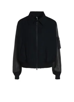 FLANNEL DOUBLE FACE GOAT LEATHER B-15 FLIGHT JACKET