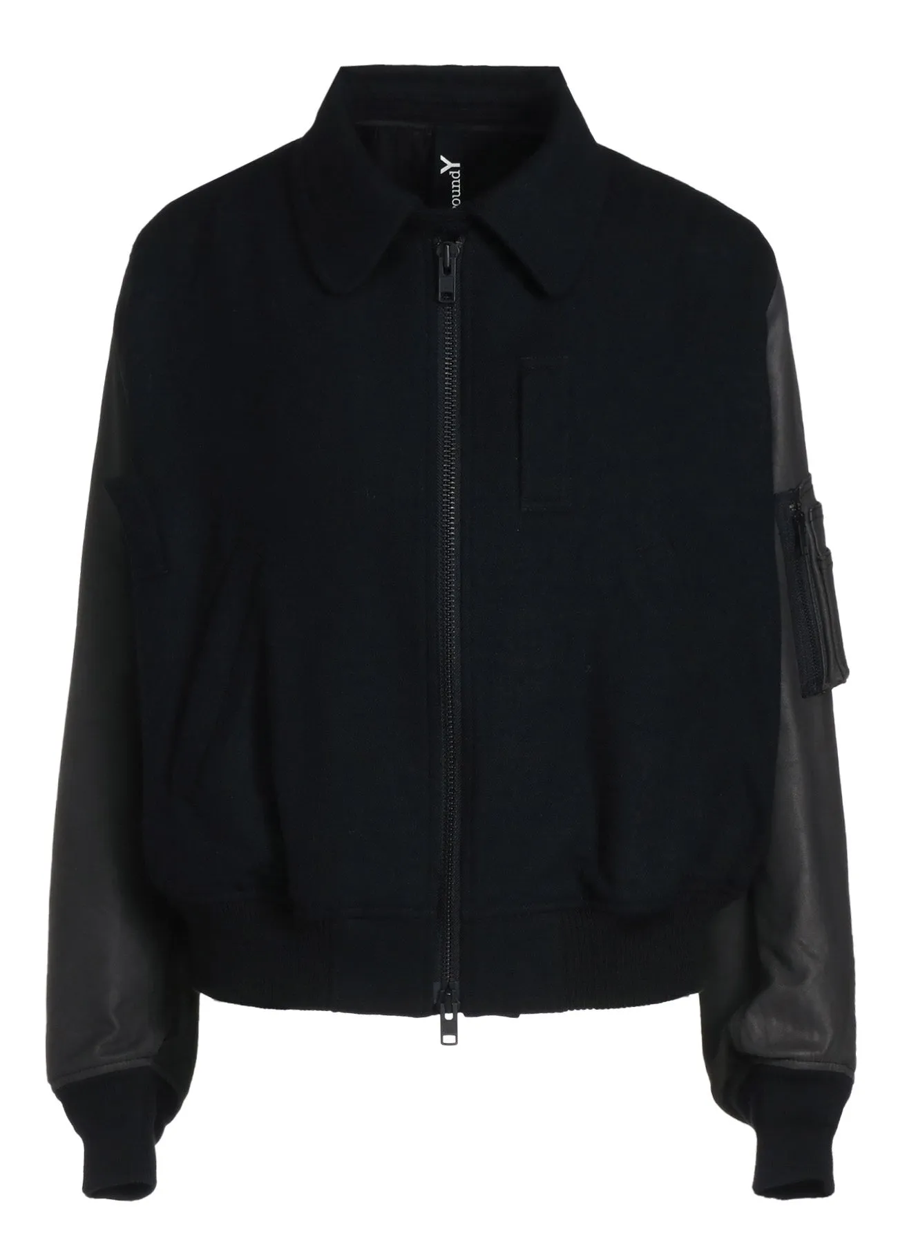 FLANNEL DOUBLE FACE GOAT LEATHER B-15 FLIGHT JACKET