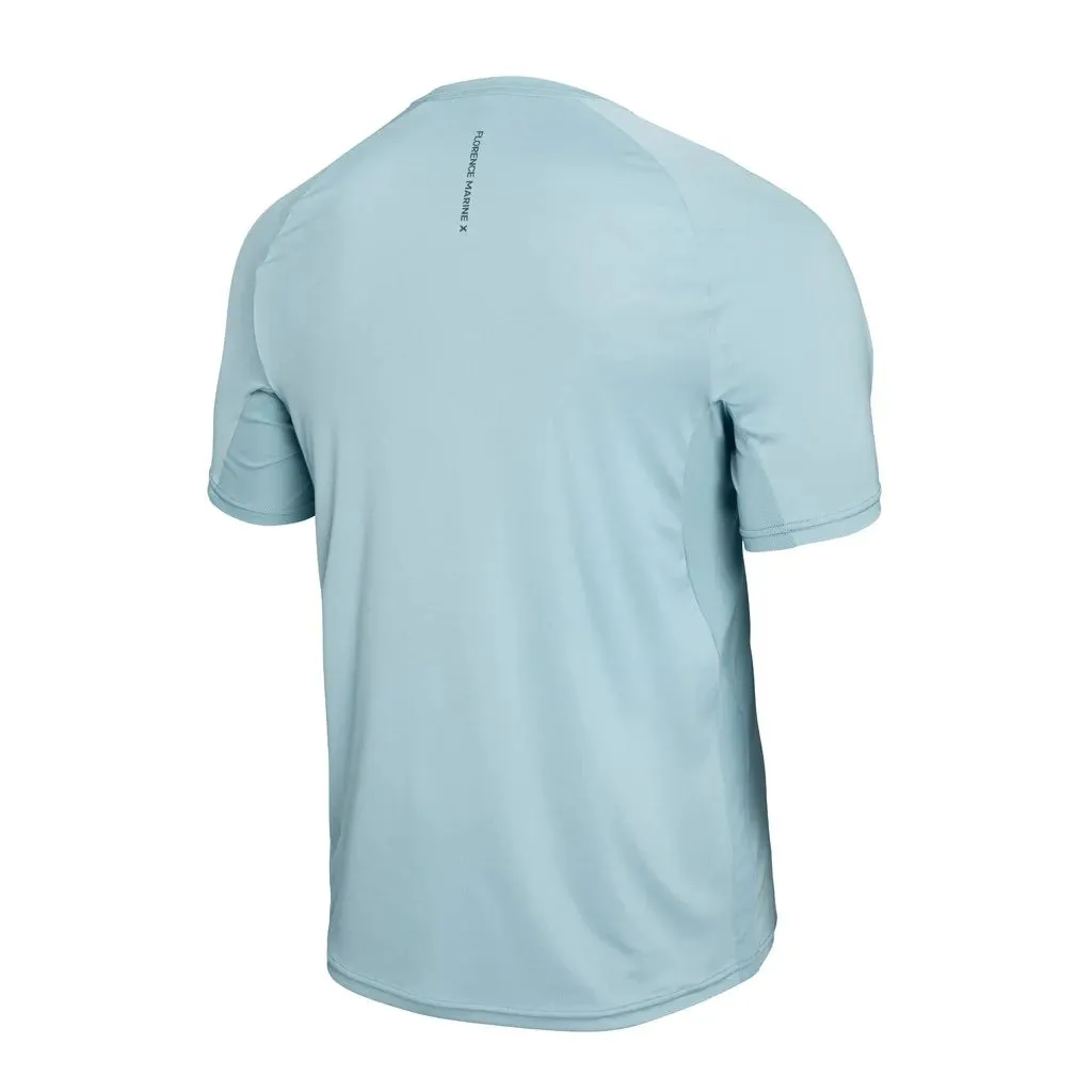 Florence Marine X S/S UPF Shirt - Steel Blue