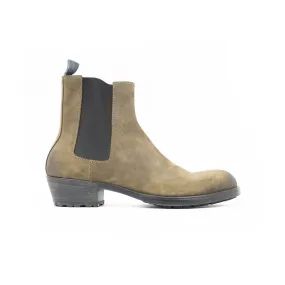 FW18 Green Chunky Suede Boots