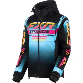 FXR RRX Snowmobile Jacket Sky Blue/Fuchsia/Tangerine