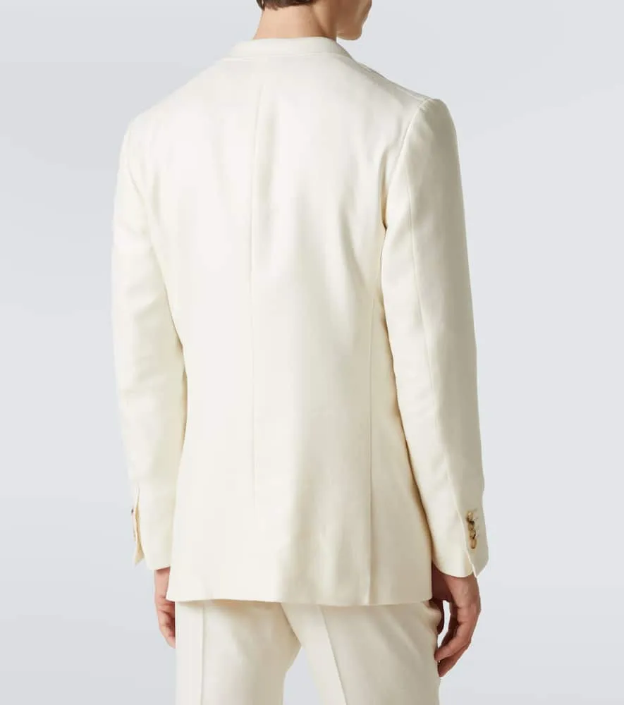 Gabriela Hearst Wool, silk and linen corduroy blazer