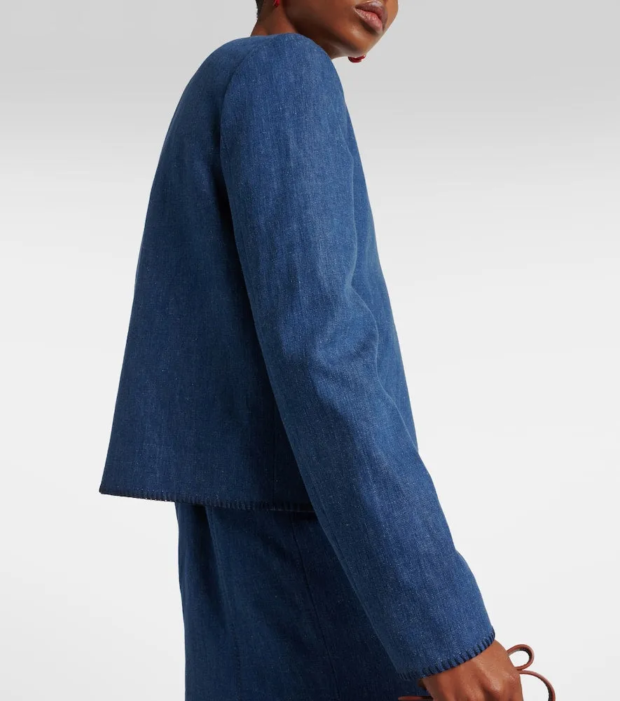 Gabriela Hearst Wyn cotton and linen jacket