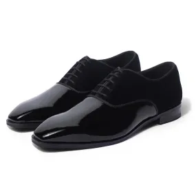 Garret - Patent Velvet Oxford Lace-up