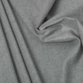 Grey Stretch Wool Blend Flannel 3493