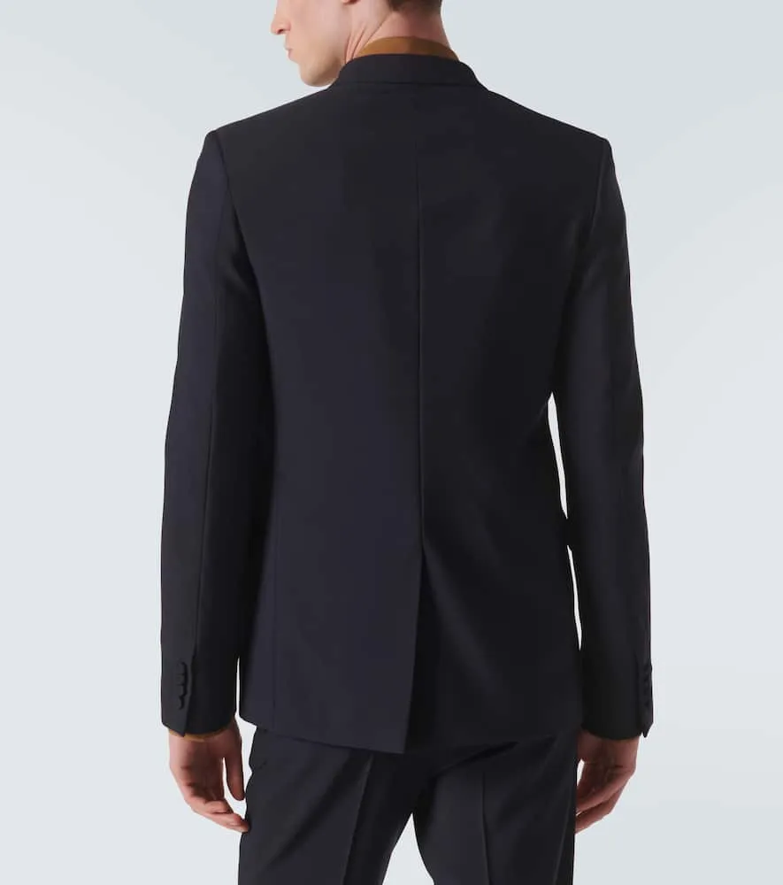 Gucci Intarsia wool satin blazer