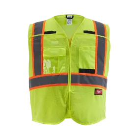 Hi-Vis Vest - Milwaukee® Class 2 High Visibility Mesh Safety Vest, 12 Pack, 48-73-51