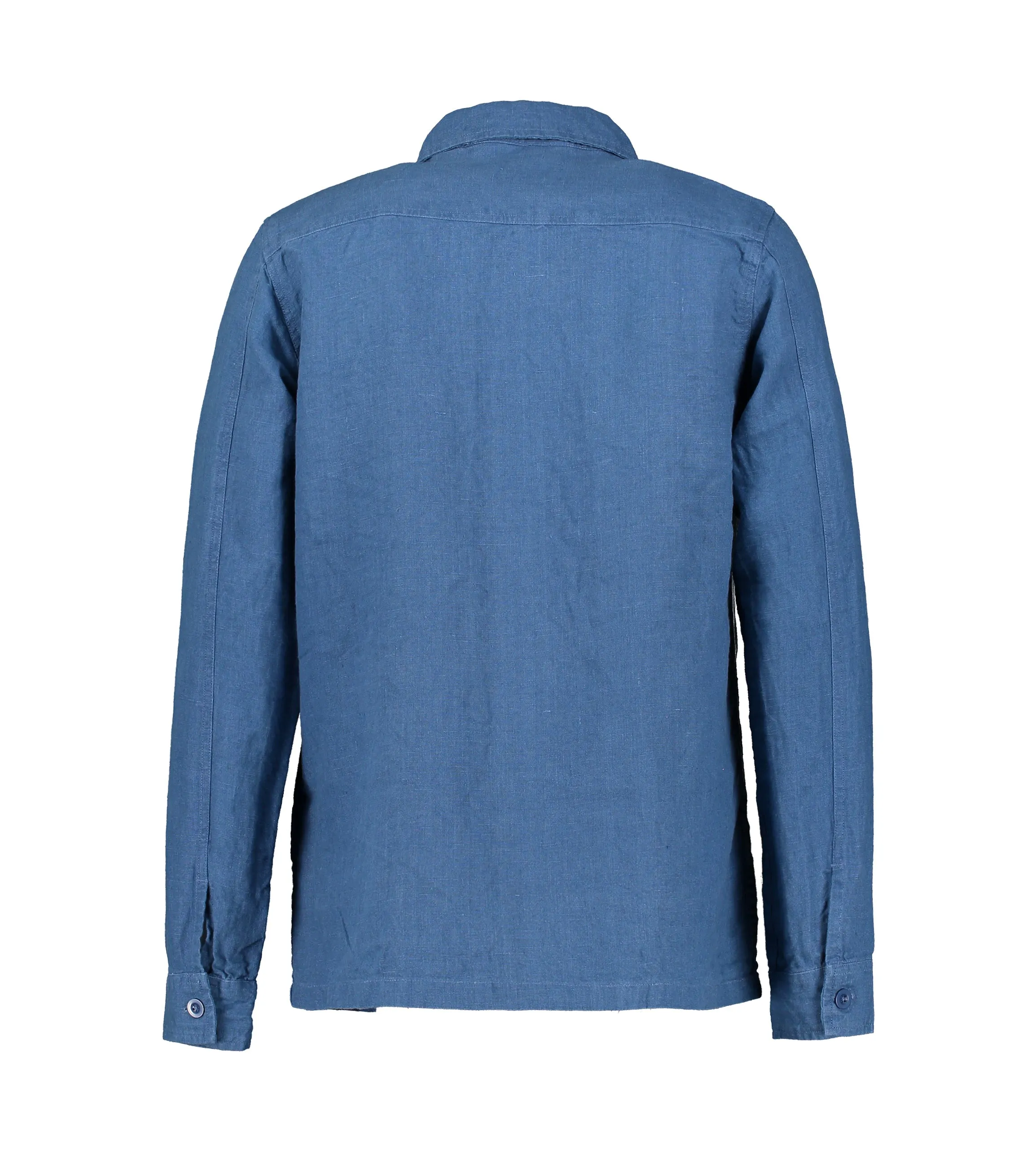 Jake Blue Linen Overshirt