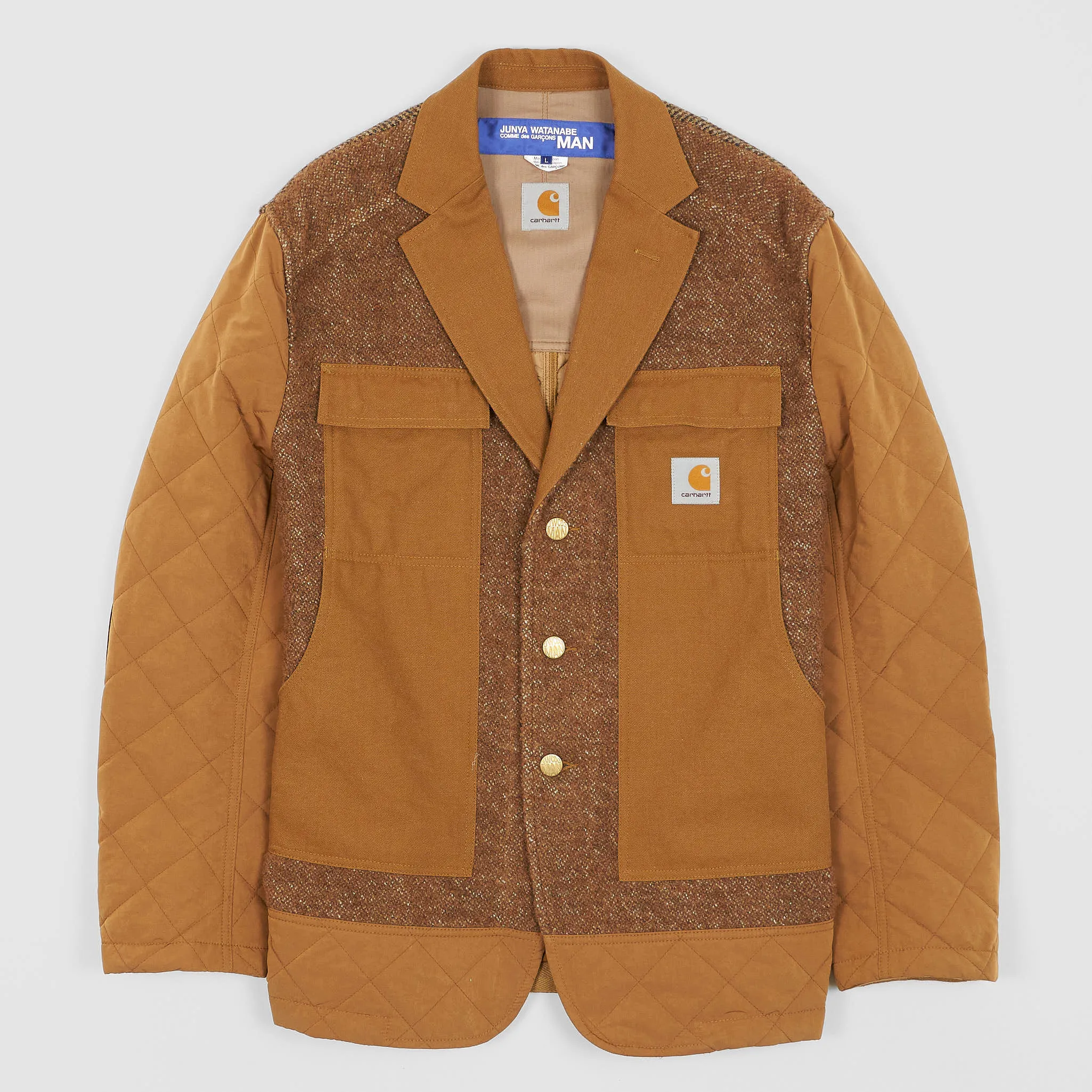 Junya Watanabe Man x Carhartt Patchwork Workblazer