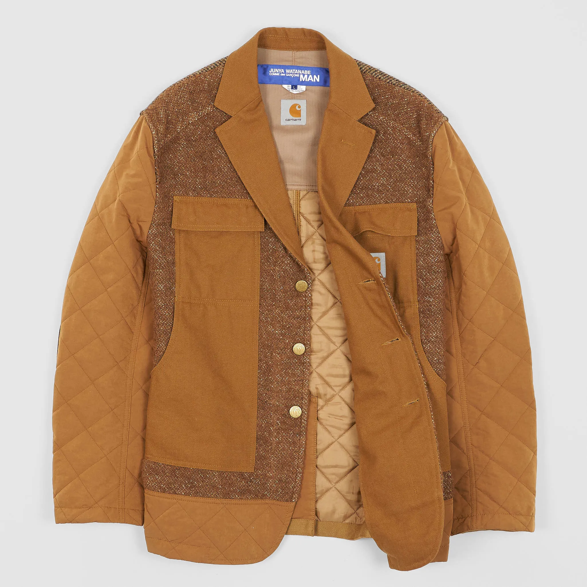 Junya Watanabe Man x Carhartt Patchwork Workblazer