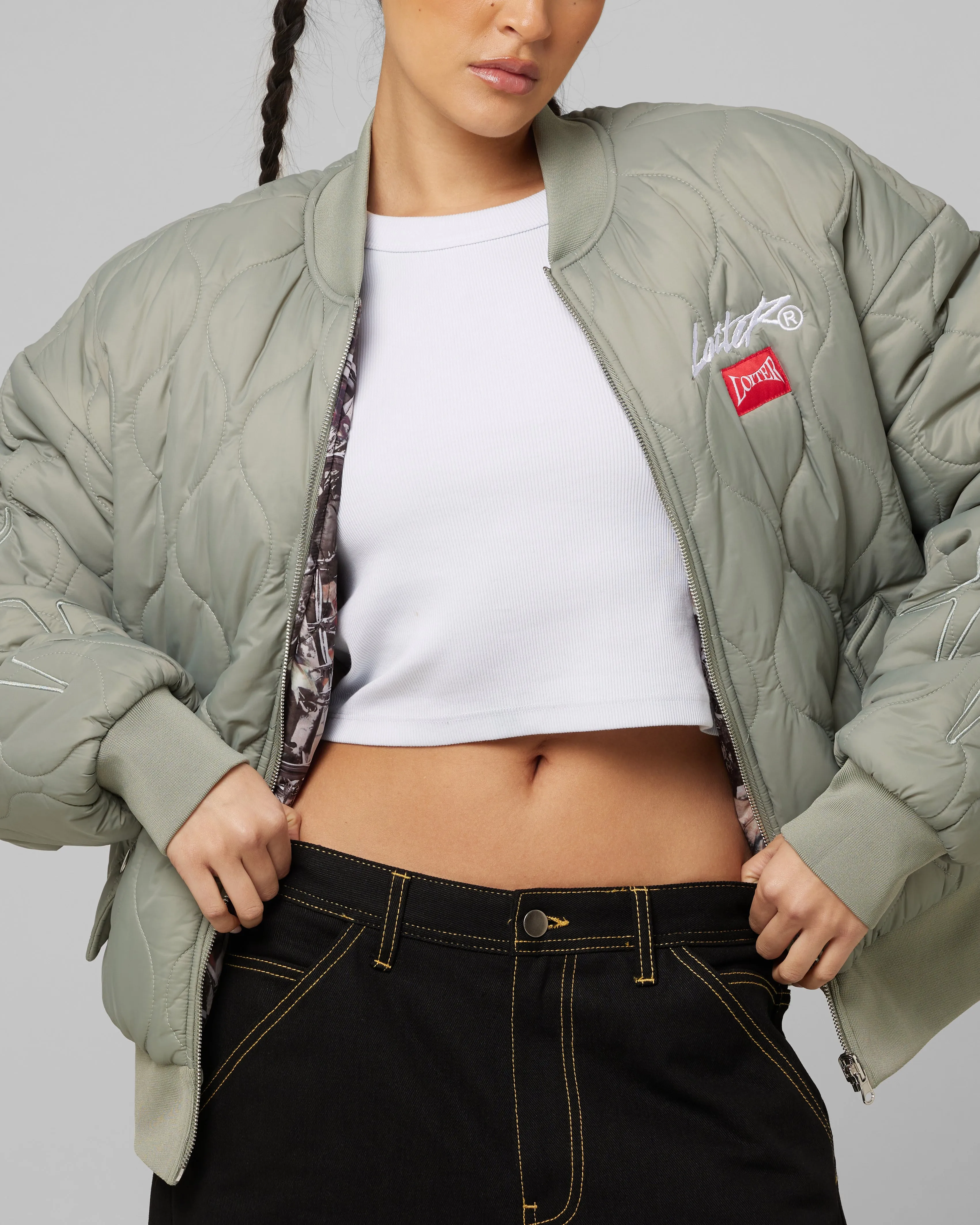 KRAVEN REVERSIBLE BOMBER - Green