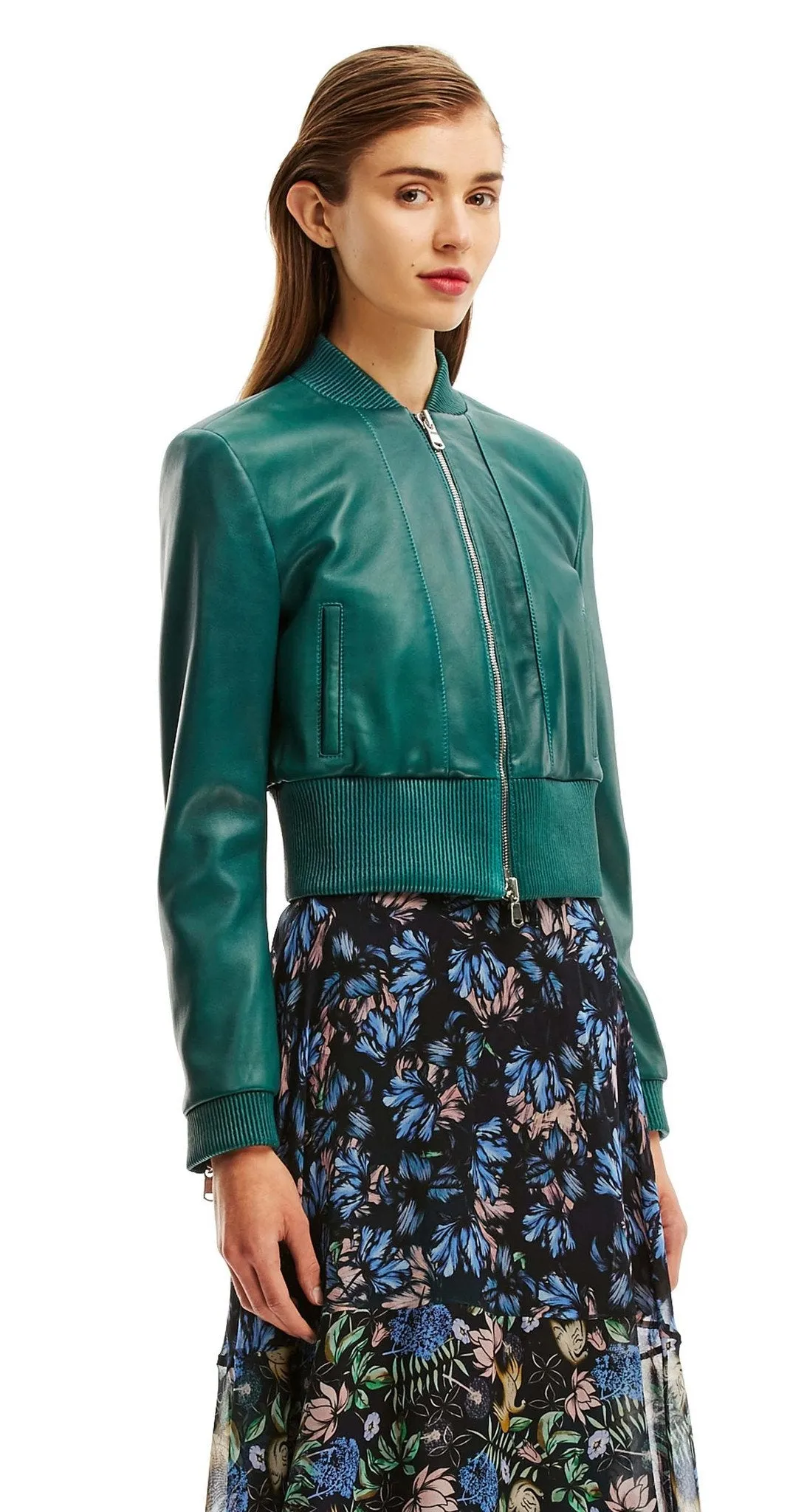 LEATHER BOMBER