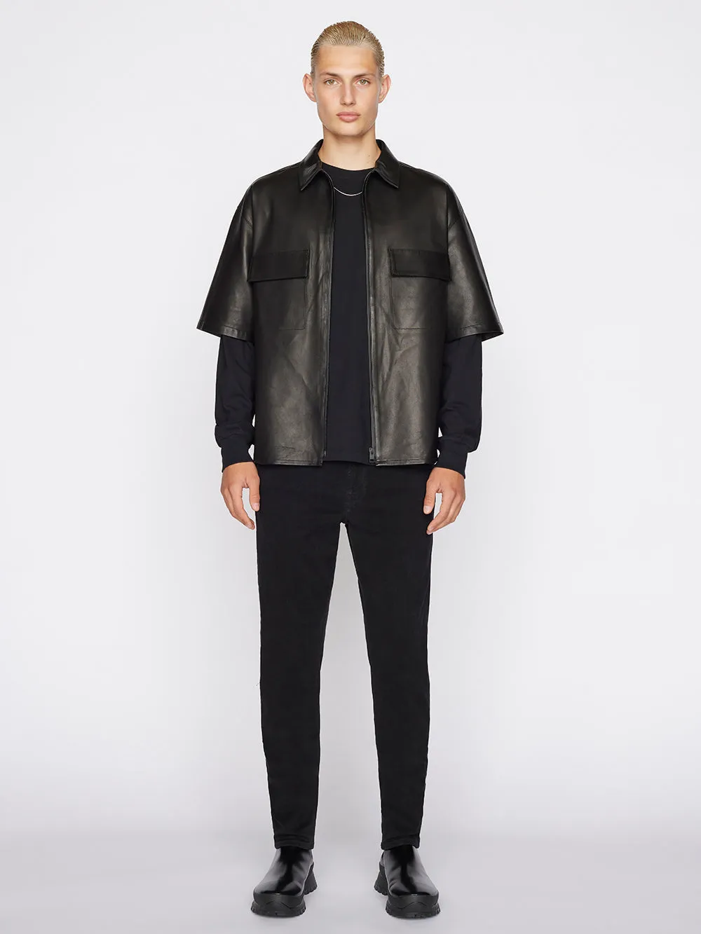 L'Homme Slim Brushed Twill -- Noir
