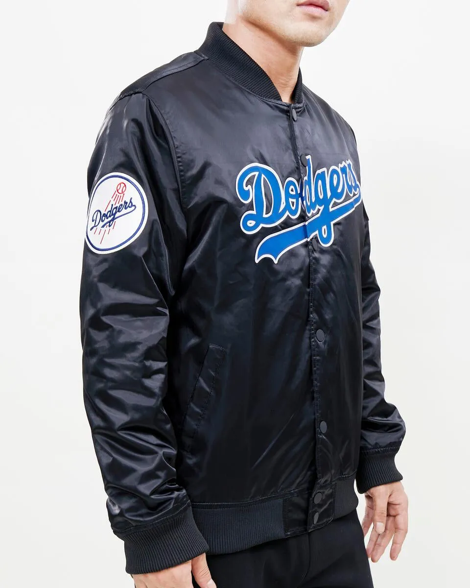 Los Angeles Dodgers World Series Logo Satin Jacket