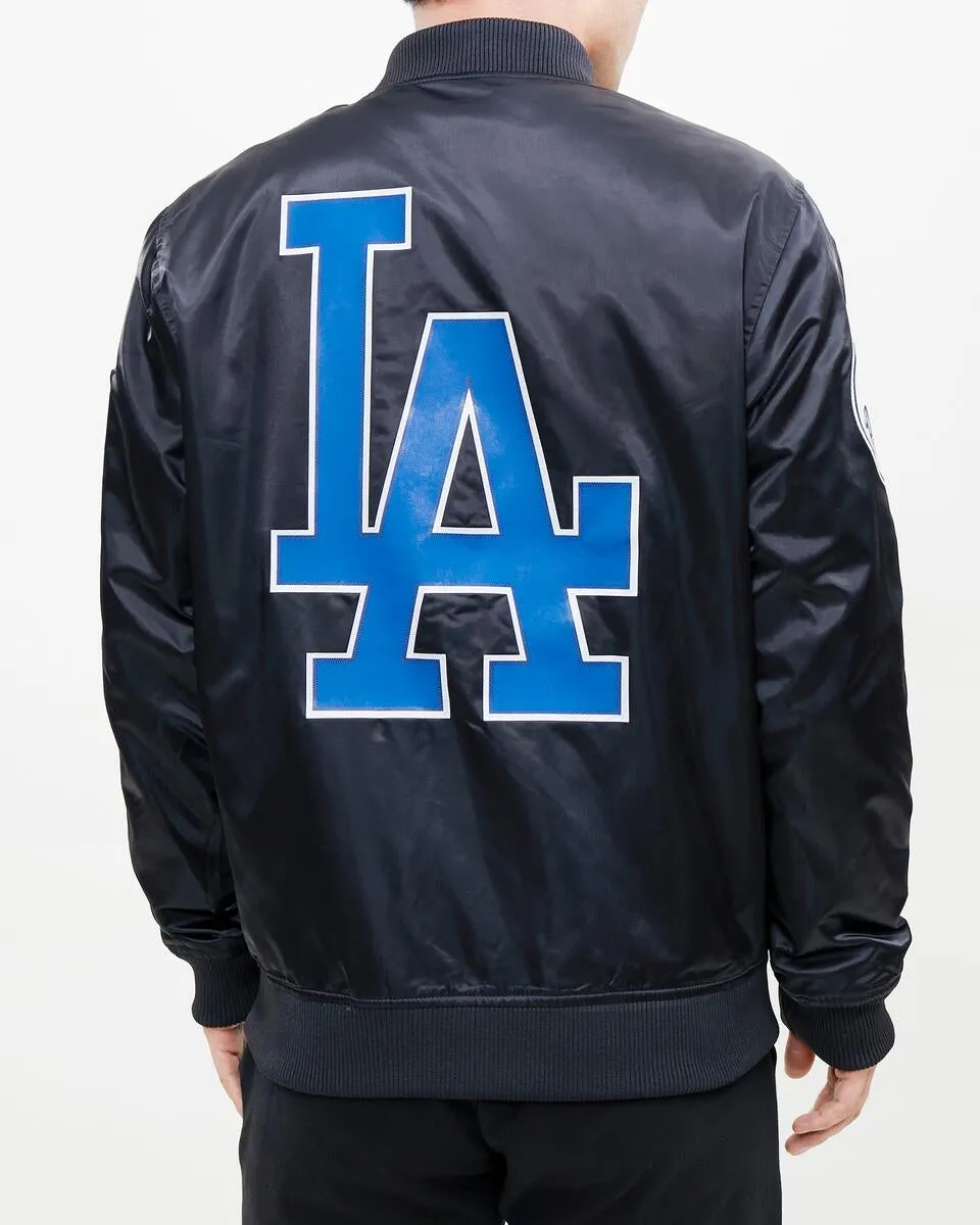 Los Angeles Dodgers World Series Logo Satin Jacket