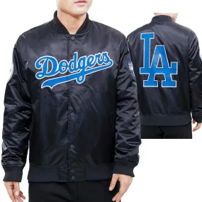 Los Angeles Dodgers World Series Logo Satin Jacket