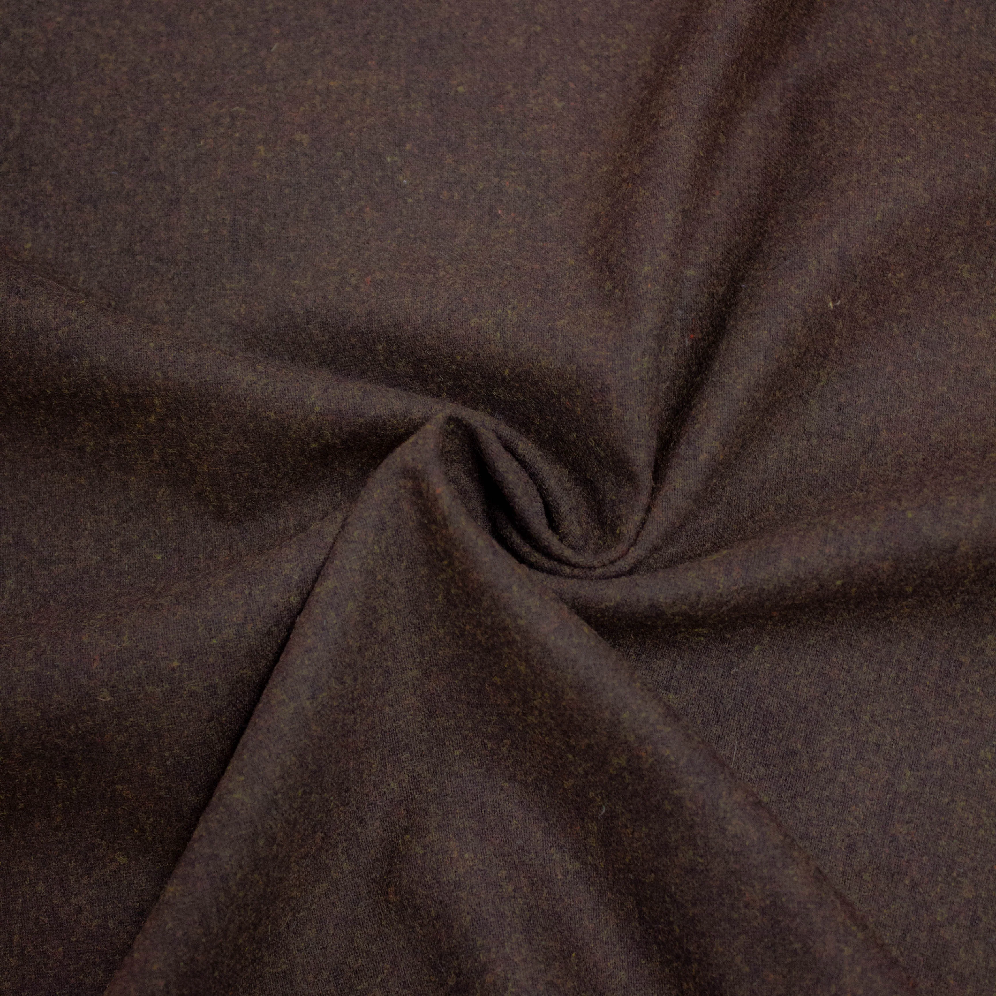 Loyd Brown Wool Blend Stretch - COUPON 100CM