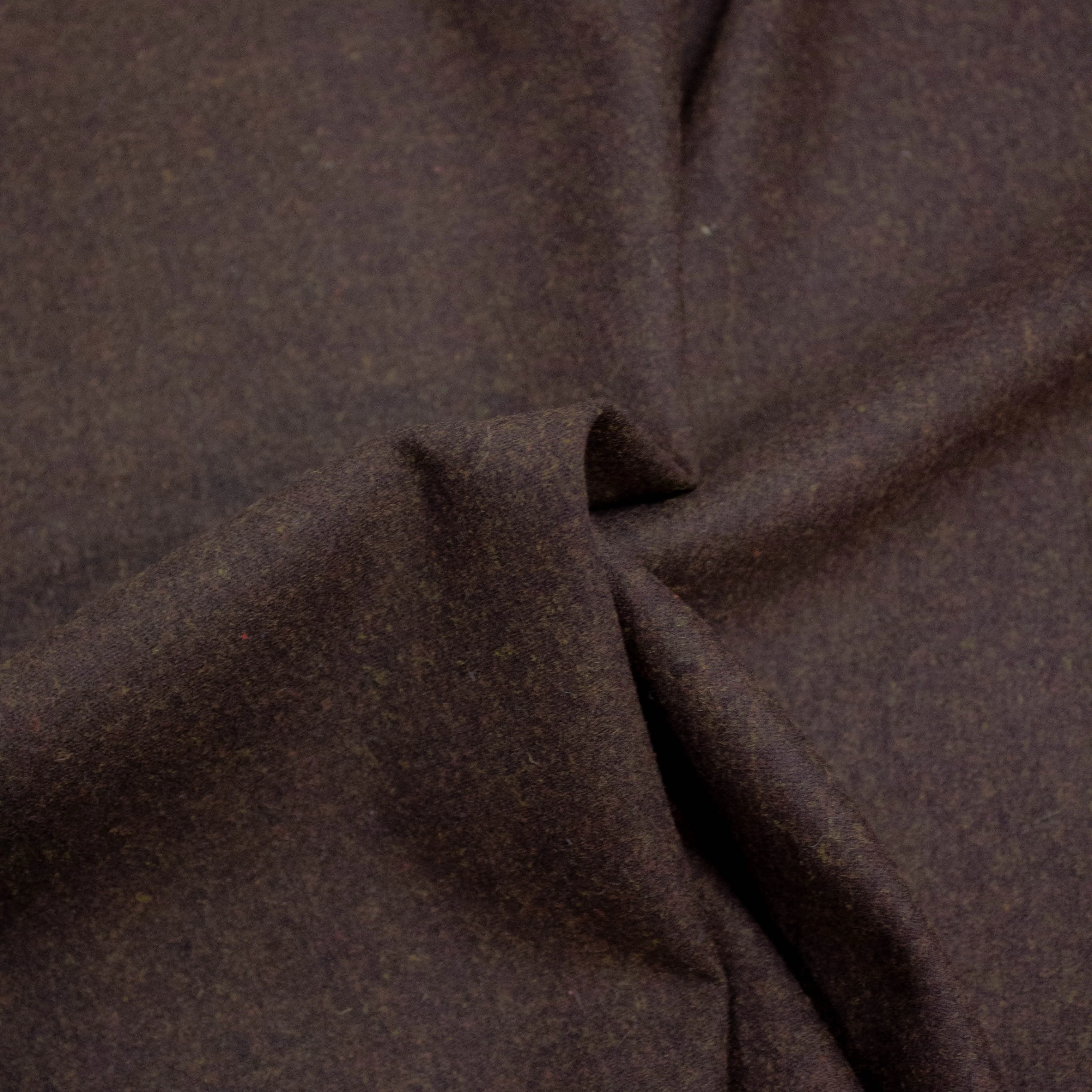 Loyd Brown Wool Blend Stretch - COUPON 100CM