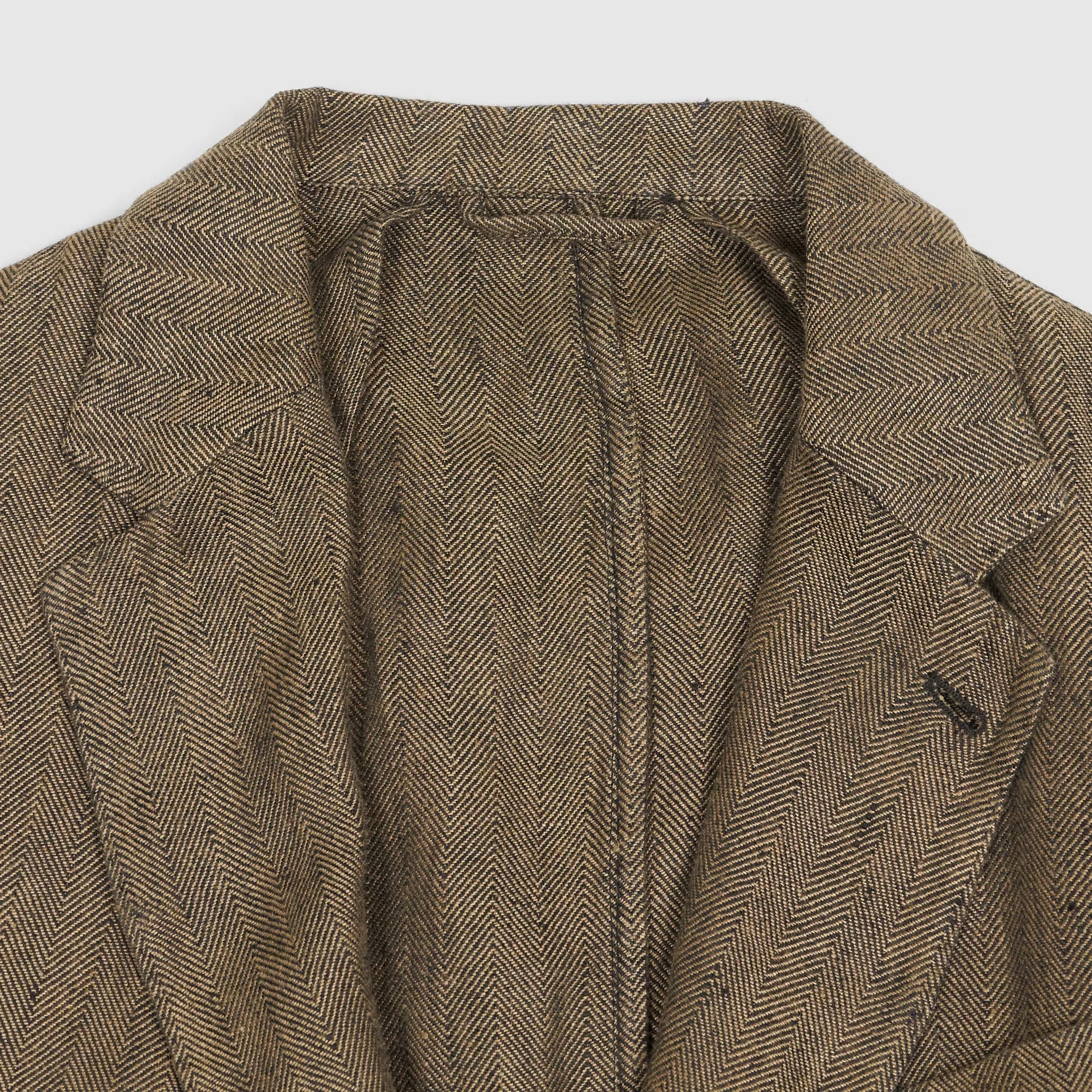 Man 1924 Kennedy Linen Herringbone Blazer