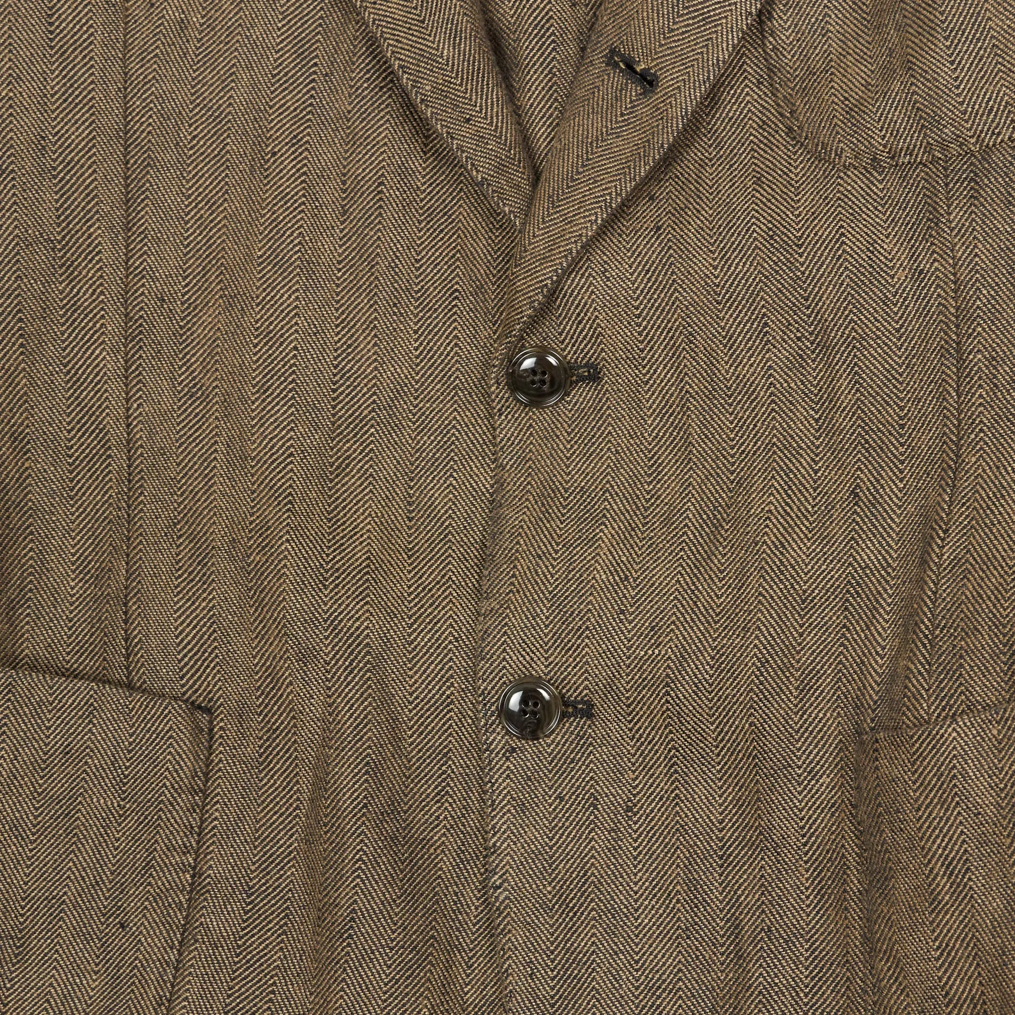 Man 1924 Kennedy Linen Herringbone Blazer