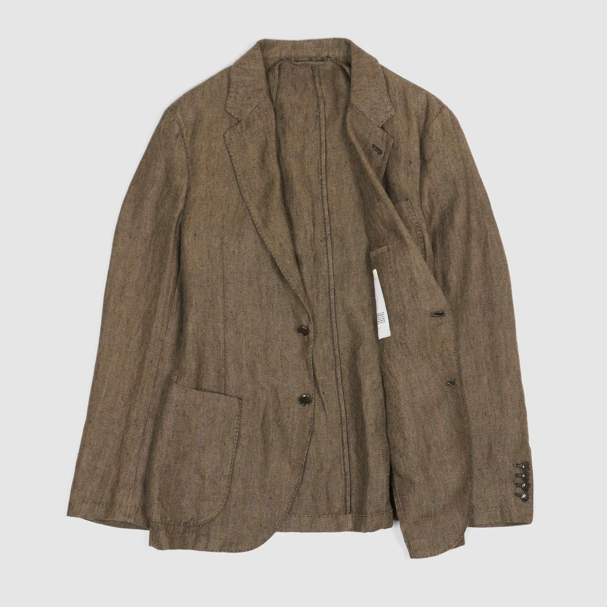 Man 1924 Kennedy Linen Herringbone Blazer