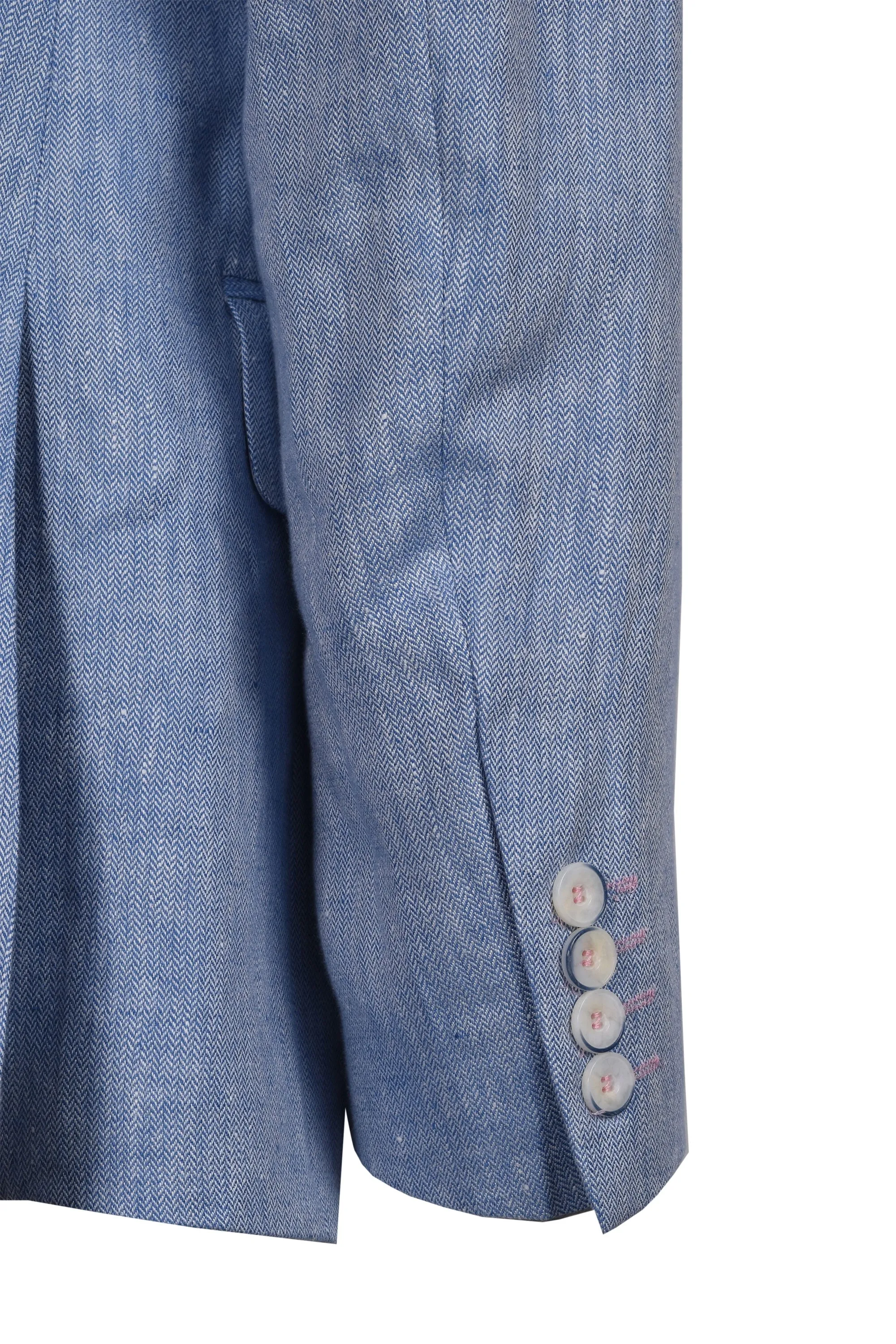Mazzelli Linen Jacket Light Blue
