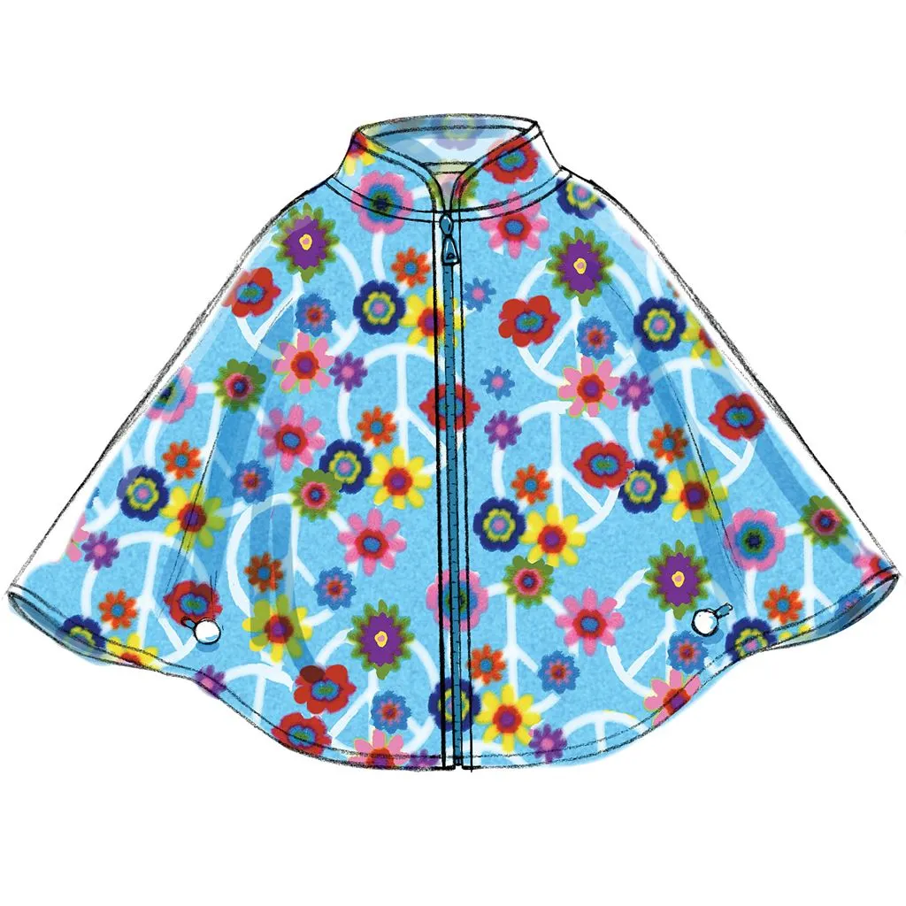 McCall's Pattern M6431 Children's / Girls' Ponchos