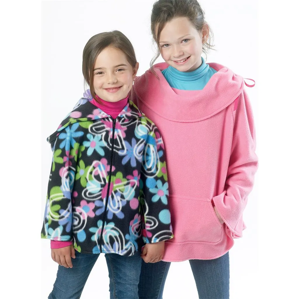 McCall's Pattern M6431 Children's / Girls' Ponchos