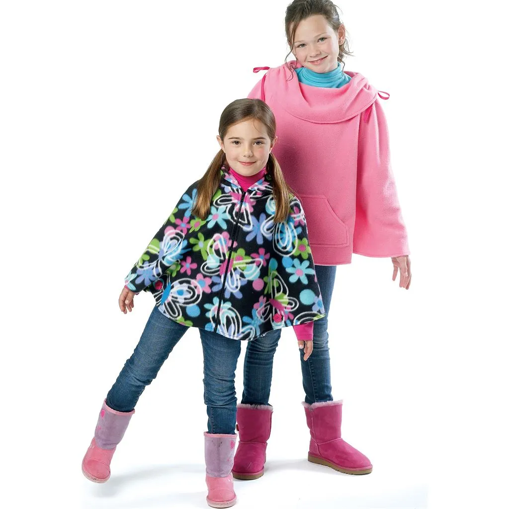 McCall's Pattern M6431 Children's / Girls' Ponchos