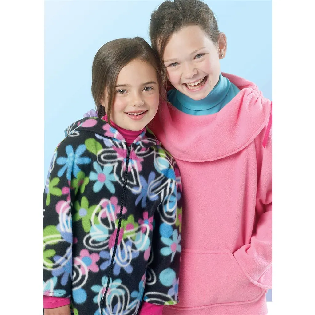 McCall's Pattern M6431 Children's / Girls' Ponchos