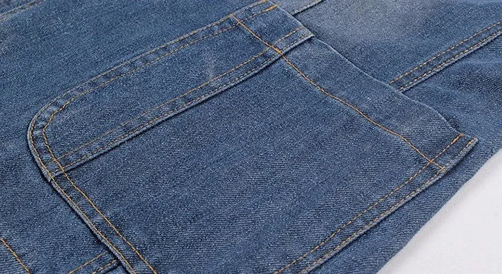 Men's Casual Fashion Denim Blazer