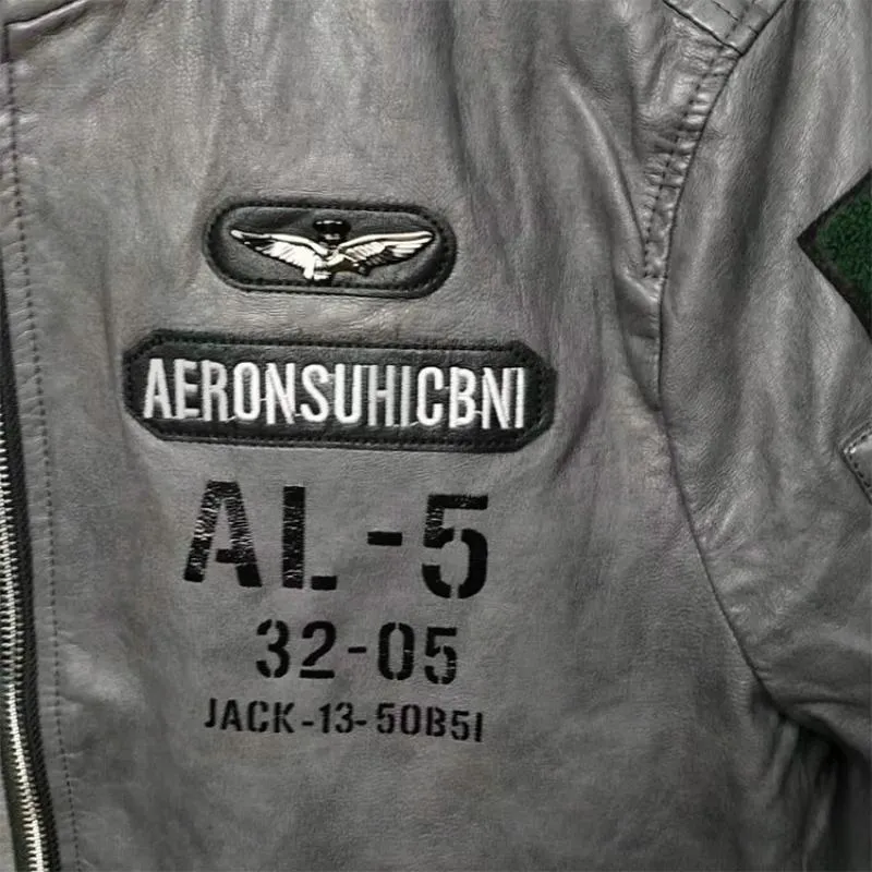 Men's Casual Leather Bomber