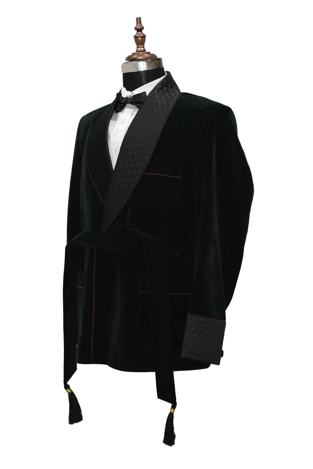 Mens Green Smoking Jackets Luxury Stylish Blazer coat