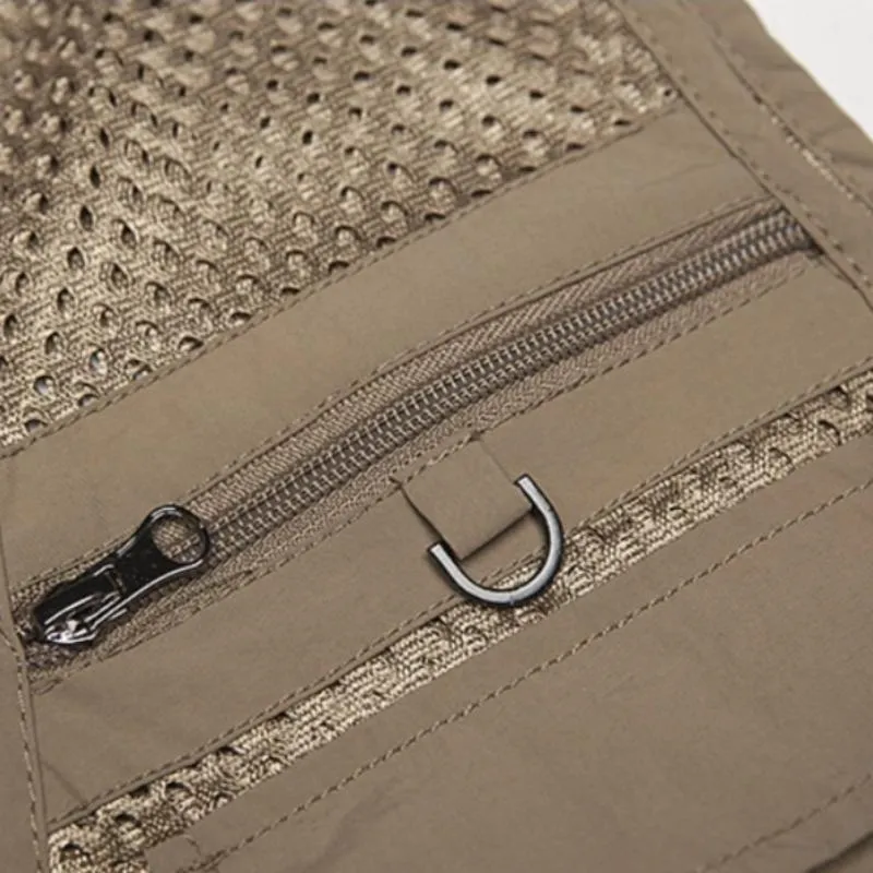 Men's Summer Mesh Vest With Pockets