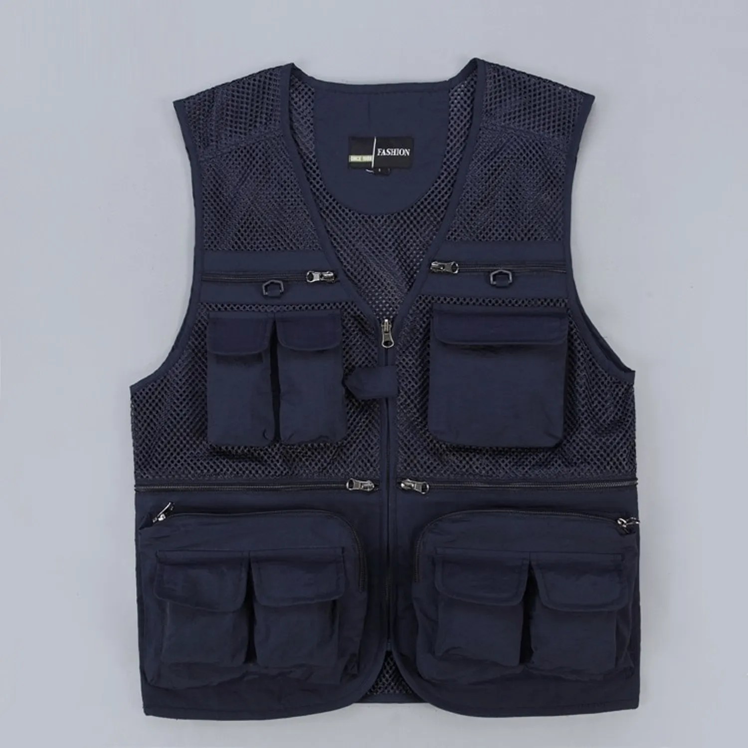 Men's Summer Mesh Vest With Pockets