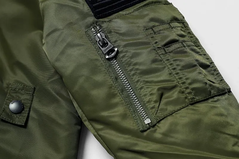 Men's Winter Bomber With Pockets