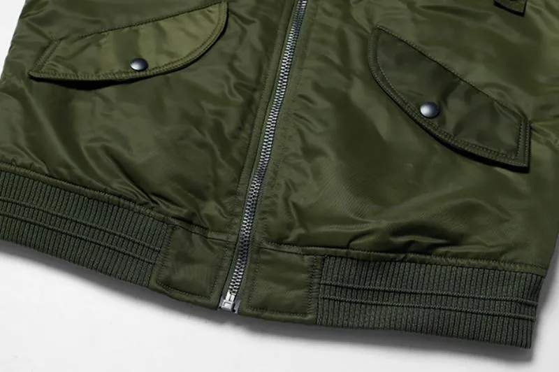 Men's Winter Bomber With Pockets