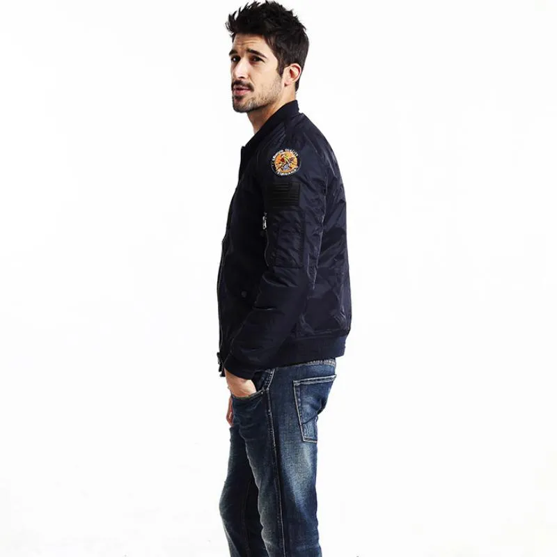 Men's Winter Bomber With Pockets