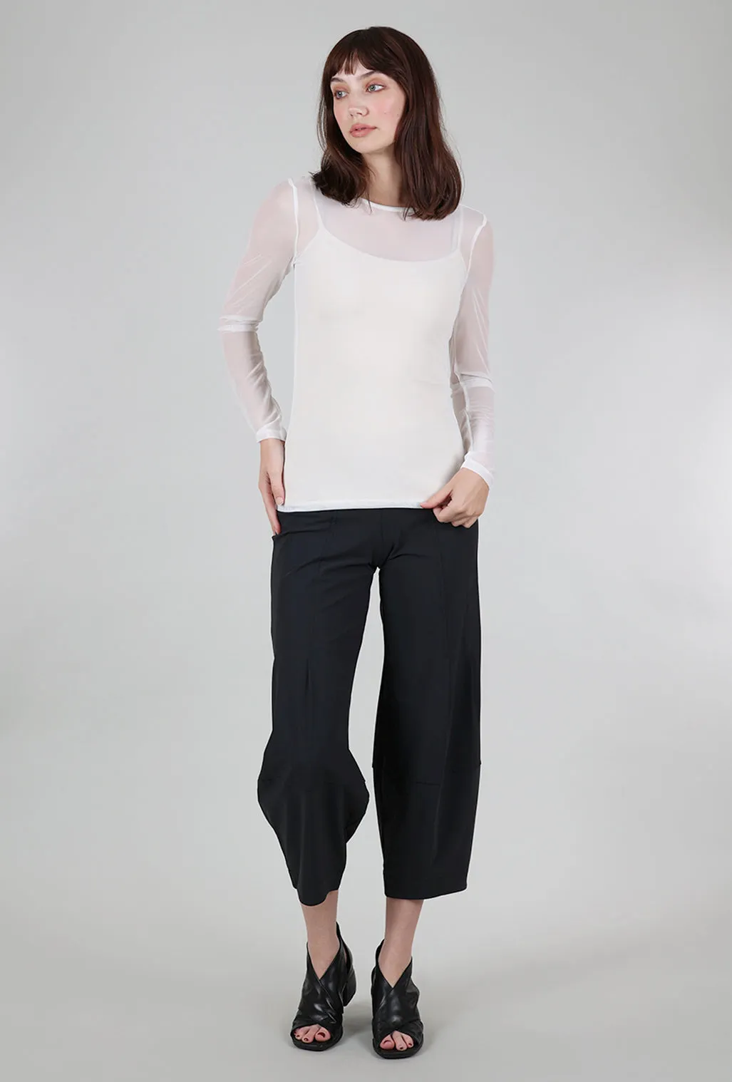 Mika Mesh Tee, White