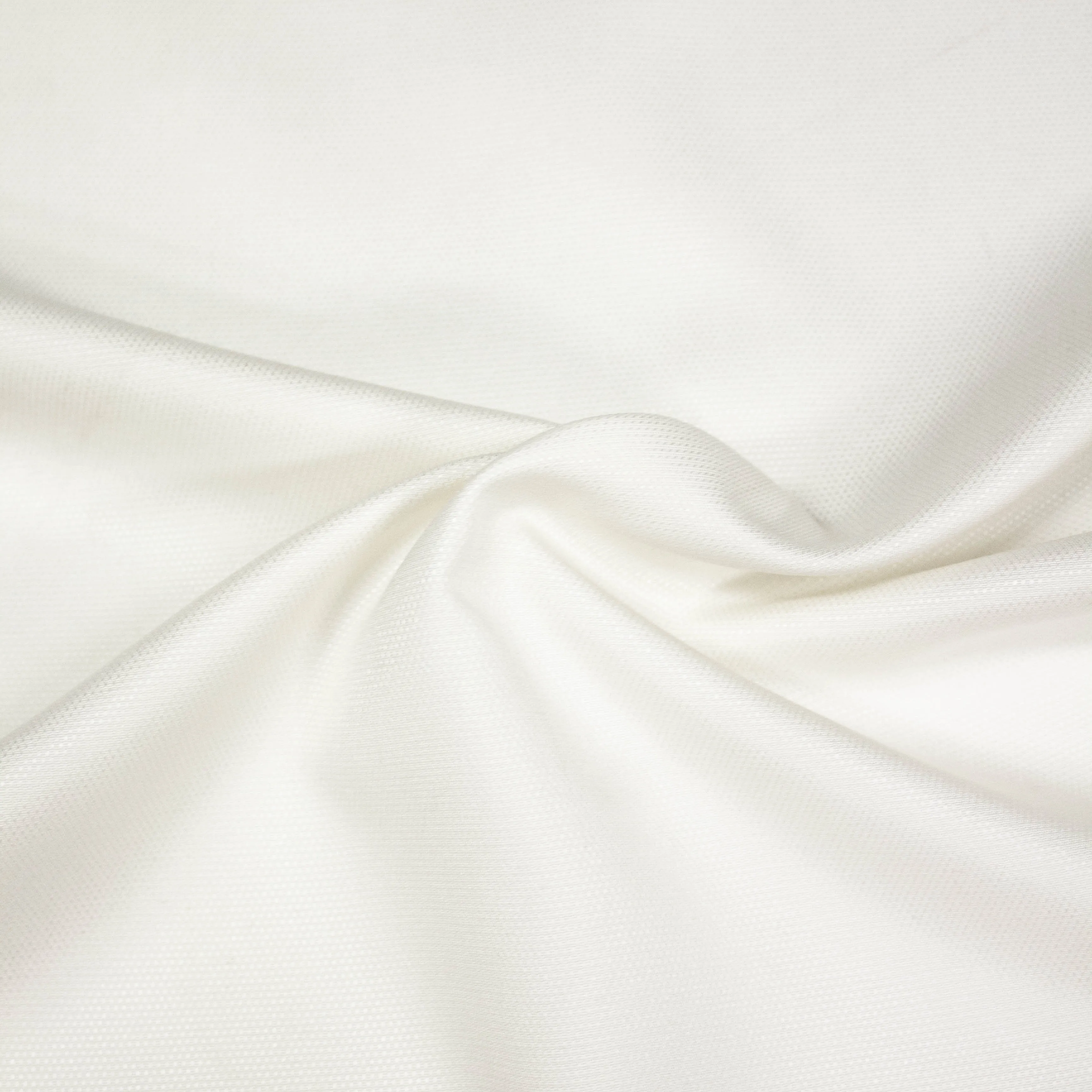 Minan Ivory White Wool Suiting