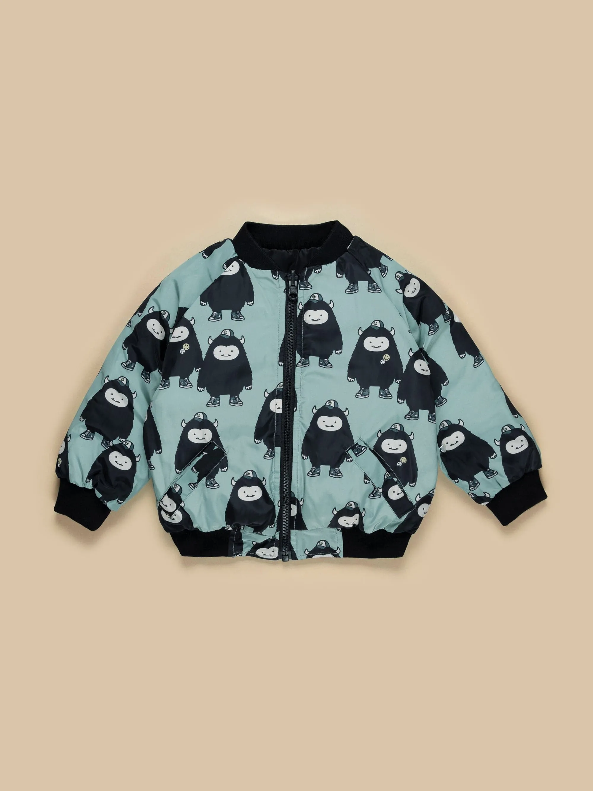 Monster Reversible Bomber - Wasabi   Black