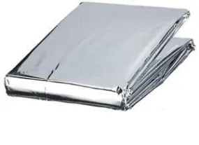 Mylar Thermal Emergency Blanket/ Foil Space Blanket (Silver)