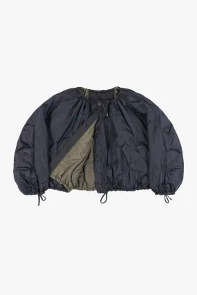 Parachute Quilt Bomber - Midnight / Dark Olive