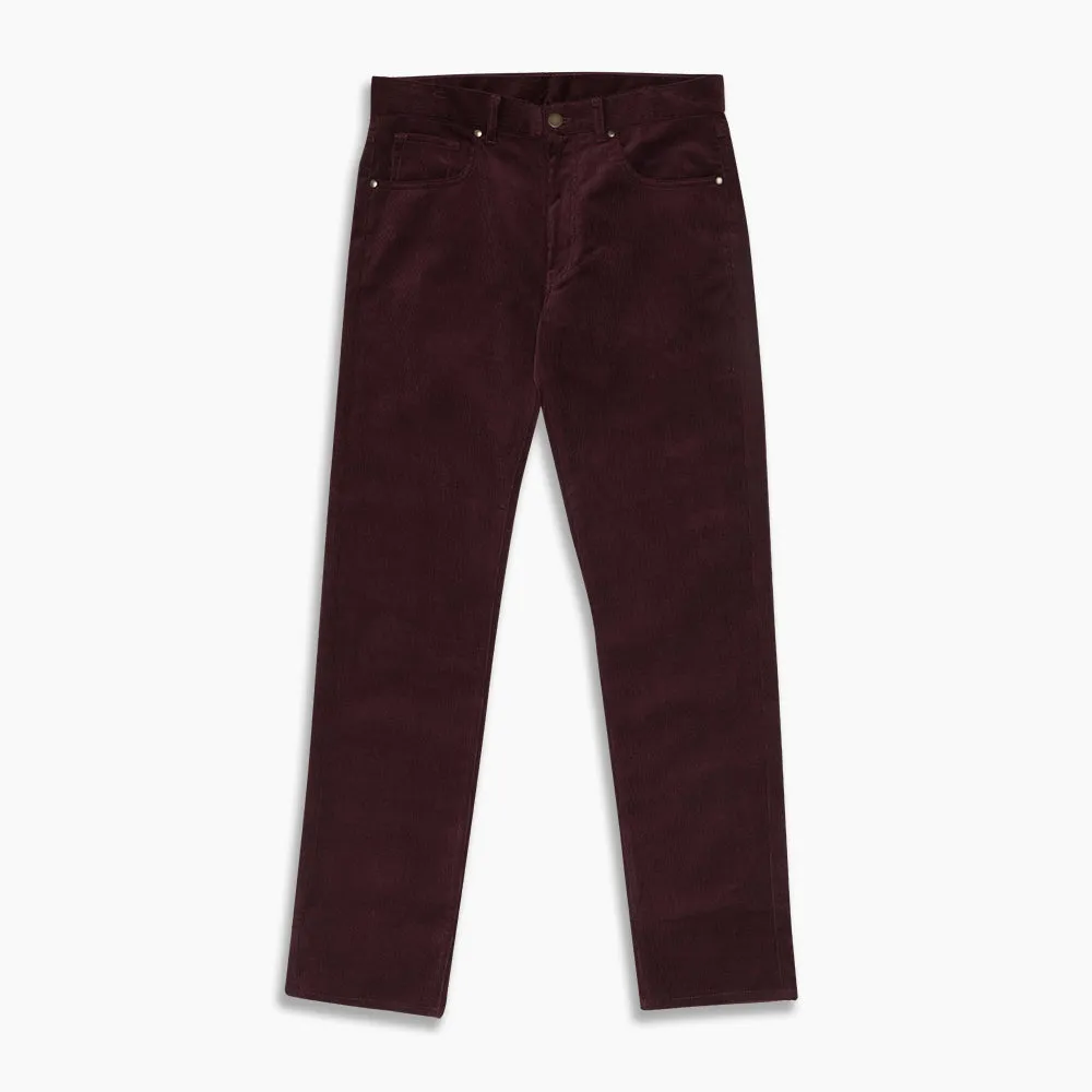Plum Cord Mylo Trousers